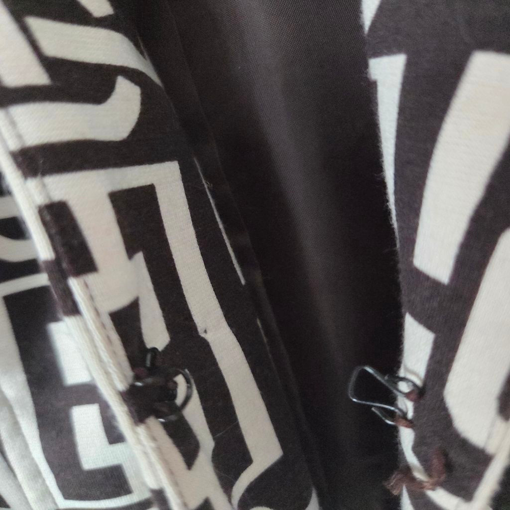 Signature by Robbie Bee half sleeve brown and white dress over coat ONLY - Picture 8 of 10